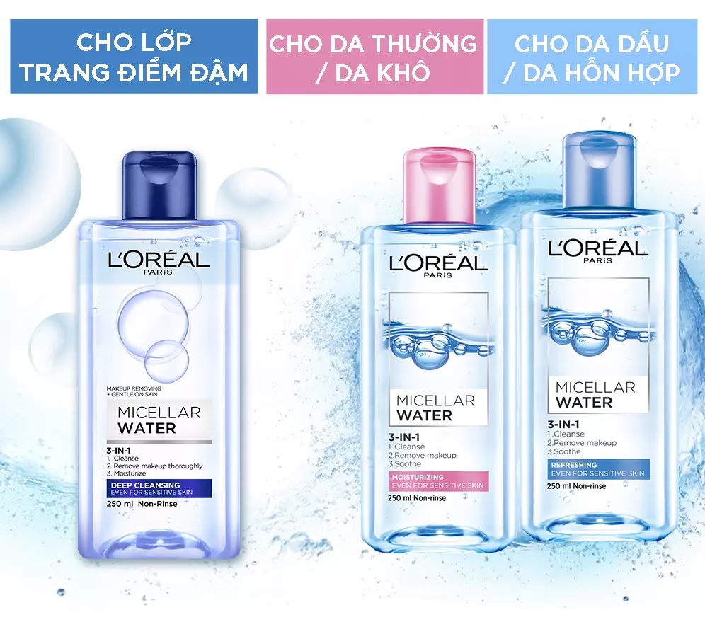 L’Oréal – Bí Quyết Tẩy Trang Hoàn Hảo Cho Làn Da Dầu