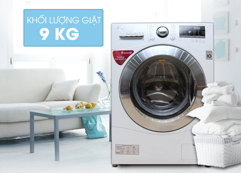 Có nên mua máy giặt LG 9kg hay không? lợi ích khi mua máy giặt LG 9kg