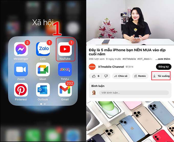 bật mí cách lưu video trên youtube về điện thoại