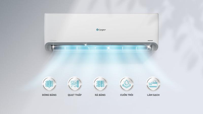 Đánh giá máy lạnh casper inverter 1 hp gc-09is35