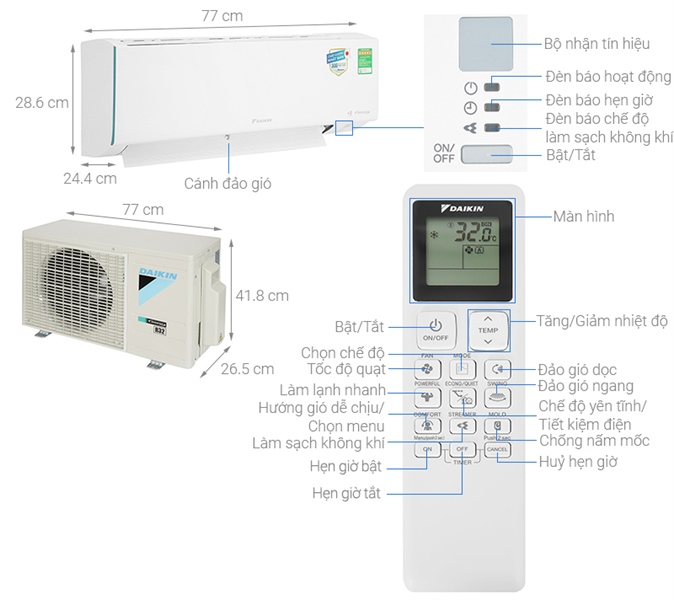 Review máy lạnh Daikin có điểm gì nổi bật