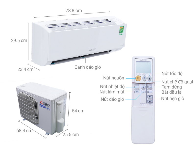 Có nên mua máy lạnh Mitsubishi 1hp inverter hay không?